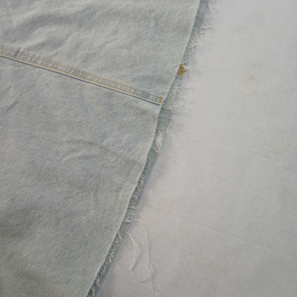 WILD Fable Pinafore Light Wash Distressed Denim Overalls Mini Dress Size XL - Picture 9 of 11